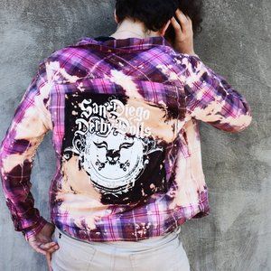 Up cycled roller derby punk jacket